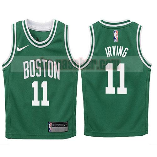 maillot boston celtics enfant Kyrie Irving 11 2017-18 verde