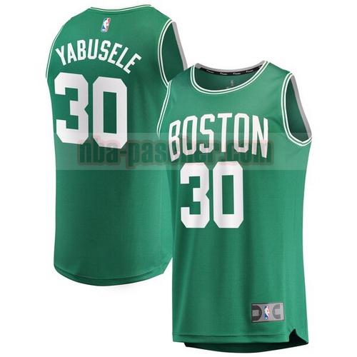 maillot boston celtics homme Guerschon Yabusele 30 2019 2020 verde
