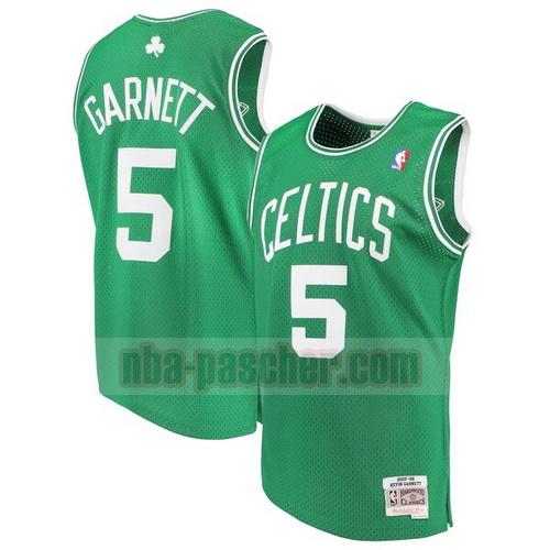 maillot boston celtics homme Kevin Garnett 5 2019 2020 verde