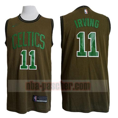 maillot boston celtics homme Kyrie Irving 11 nike verde