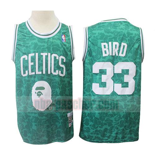 maillot boston celtics homme Larry Bird 33 mitchell & ness verde