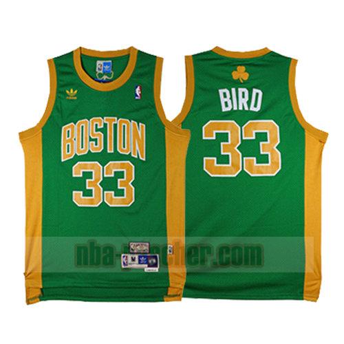 maillot boston celtics homme Larry Bird 33 rétros verde
