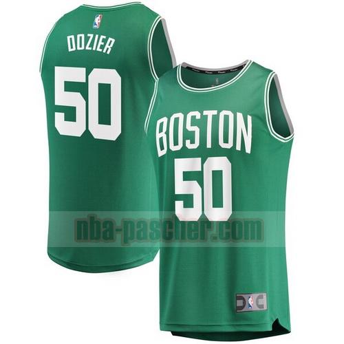 maillot boston celtics homme P.J. Dozier 50 2019 2020 verde