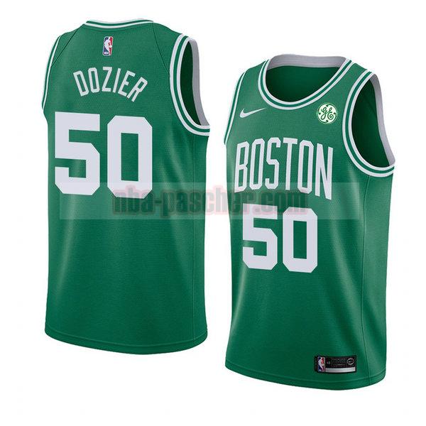 maillot boston celtics homme P.J. Dozier 50 icône 2018 verde
