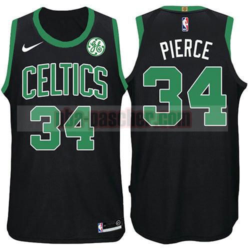 maillot boston celtics homme Paul Pierce 34 déclaration 2017-18 noir