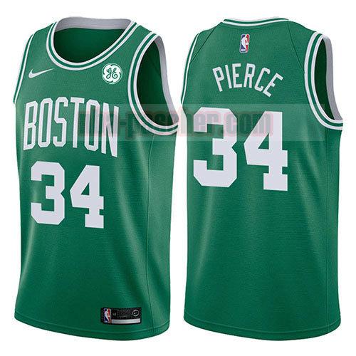 maillot boston celtics homme Paul Pierce 34 icône 2017-18 verde