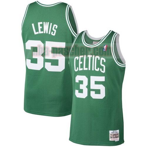 maillot boston celtics homme Reggie Lewis 35 2019 2020 blanc