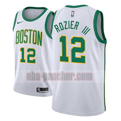 maillot boston celtics homme Terry Rozier III 12 ville 2018-19 blanc