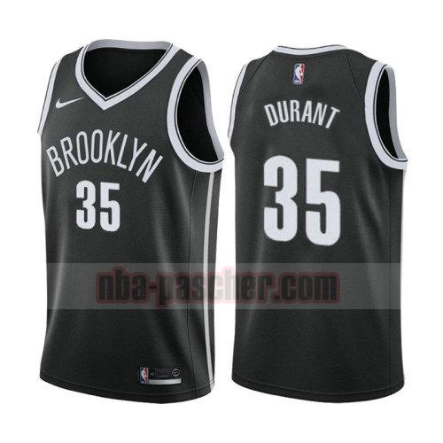maillot brooklyn nets homme Kevin Durant 35 icône 2019-20 noir