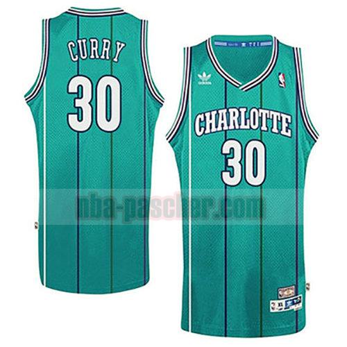 maillot charlotte hornets homme Dell Curry 30 rétro verde