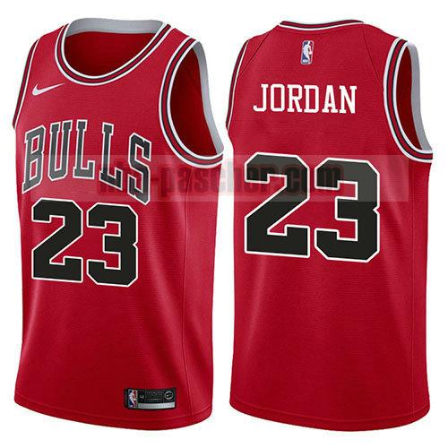 maillot chicago bulls homme Michael Jordan 23 2017-18 rouge
