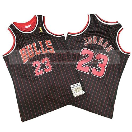 maillot chicago bulls homme Michael Jordan 23 mitchell & ness noir