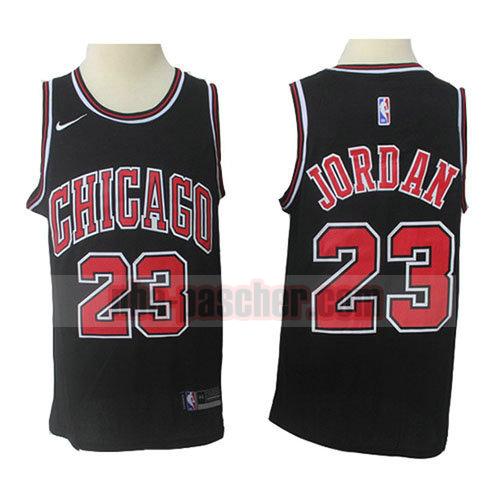 maillot chicago bulls homme Michael Jordan 23 nike noir