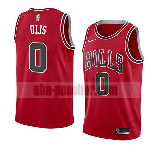 maillot chicago bulls homme Tyler Ulis 0 icône 2018 rouge