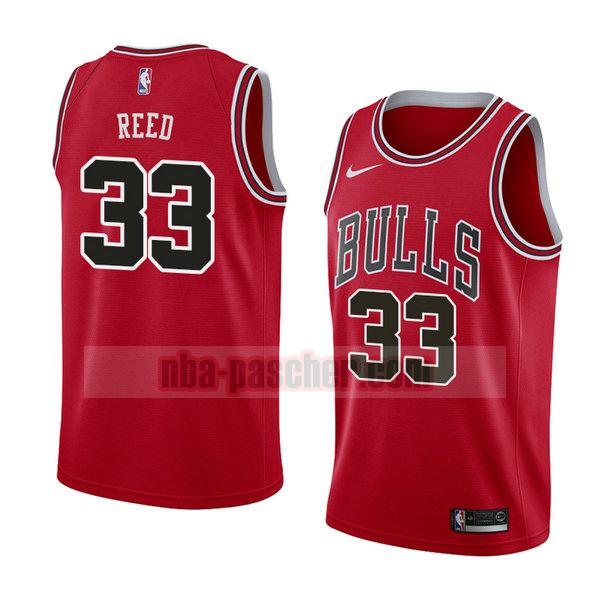 maillot chicago bulls homme Willie Reed 33 icône 2018 rouge