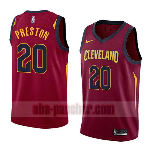 maillot cleveland cavaliers homme Billy Preston 20 icône 2018 rouge