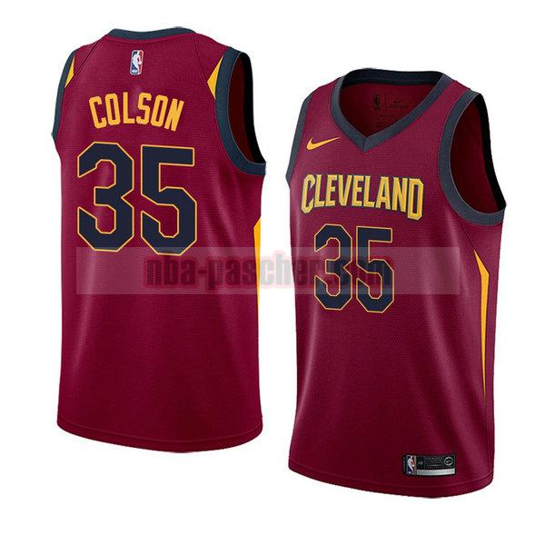 maillot cleveland cavaliers homme Bonzie Colson 35 icône 2018 rouge