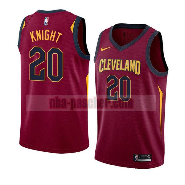 maillot cleveland cavaliers homme Brandon Knight 20 icône 2018 rouge