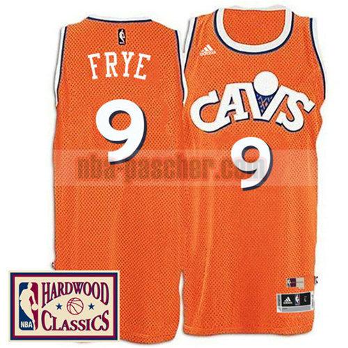 maillot cleveland cavaliers homme Channing Frye 9 rétro orange
