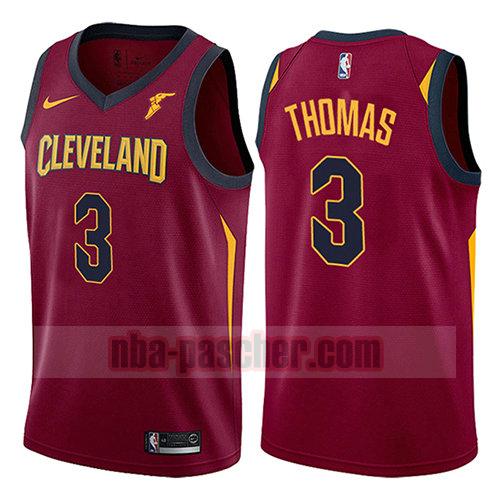 maillot cleveland cavaliers homme Isaiah Thomas 3 2017-18 rouge