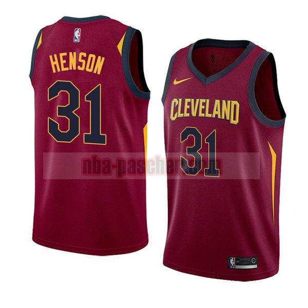 maillot cleveland cavaliers homme John Henson 31 icône 2018 rouge