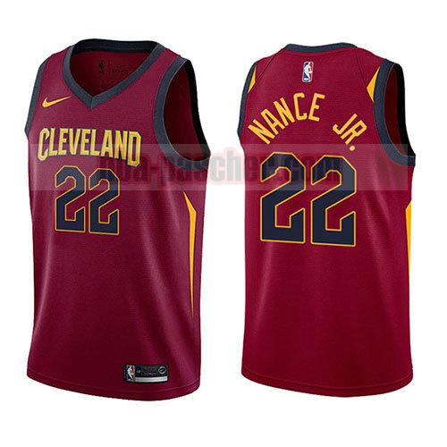 maillot cleveland cavaliers homme Larry Nance 22 icône 2017-18 rouge