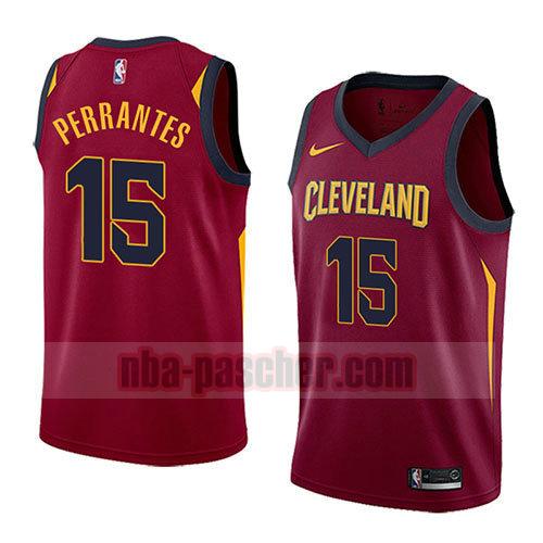maillot cleveland cavaliers homme London Perrantes 15 icône 2018 rouge