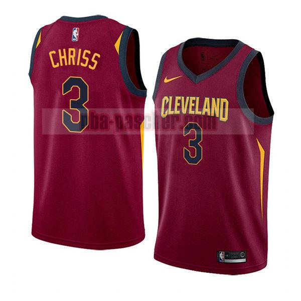 maillot cleveland cavaliers homme Marquese Chriss 3 icône 2018 rouge