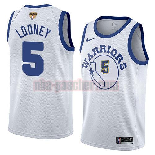 maillot golden state warriors homme Kevon Looney 5 classic 2017-18 blanc