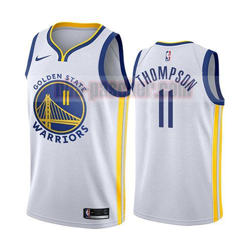 maillot golden state warriors homme Klay Thompson 11 association 2018 blanc