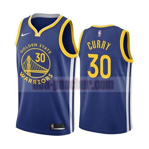 maillot golden state warriors homme Stephen Curry 30 icône 2019-20 bleu