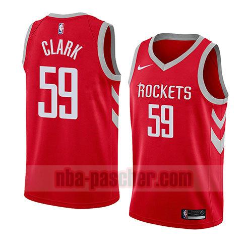 maillot houston rockets homme Gary Clark 59 2017-18 rouge