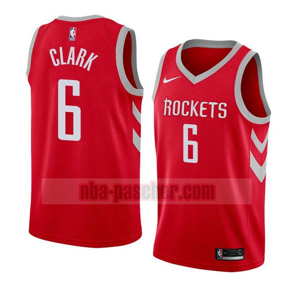maillot houston rockets homme Gary Clark 6 icône 2018 rouge