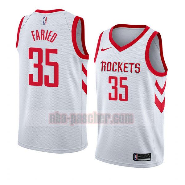 maillot houston rockets homme Kenneth Faried 35 association 2018 blanc
