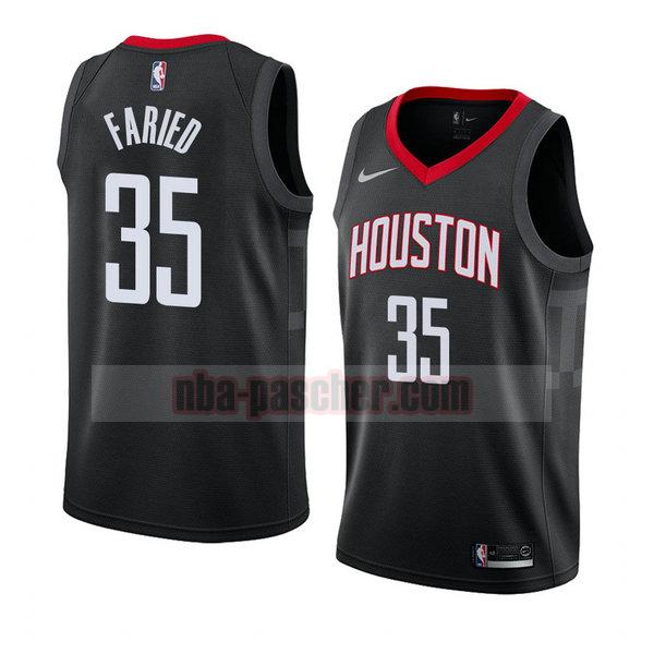 maillot houston rockets homme Kenneth Faried 35 déclaration 2018 noir
