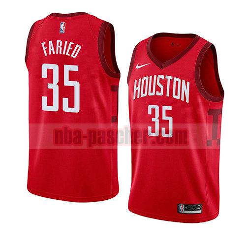 maillot houston rockets homme Kenneth Faried 35 earned 2018-19 rouge
