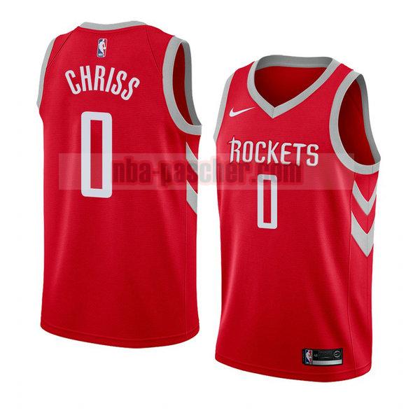 maillot houston rockets homme Marquese Chriss 0 icône 2018 rouge