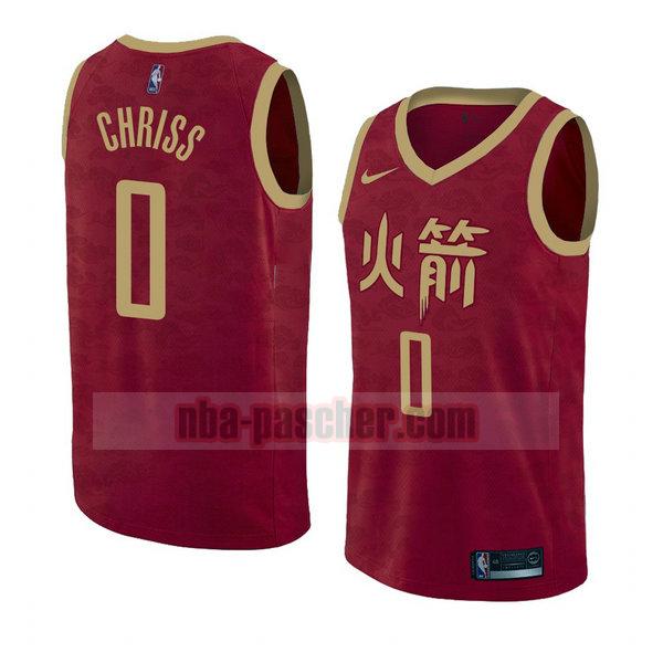 maillot houston rockets homme Marquese Chriss 0 ville 2018-19 rouge
