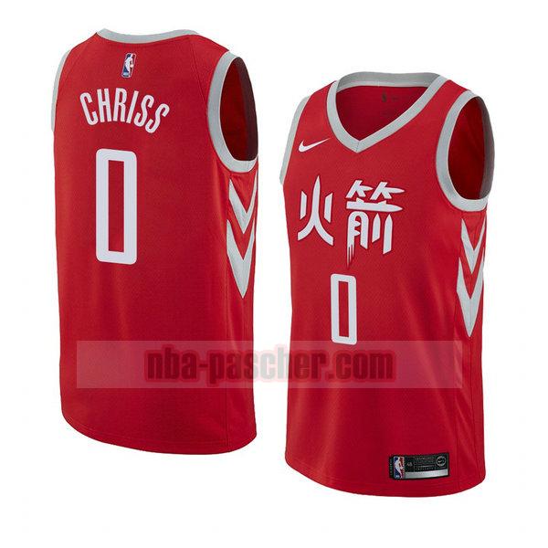 maillot houston rockets homme Marquese Chriss 0 ville 2018 rouge