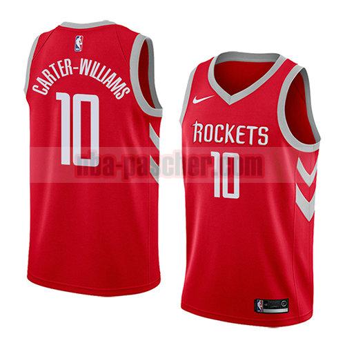 maillot houston rockets homme Michael Carter-williams 10 icône 2018 rouge