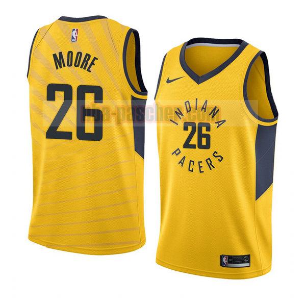 maillot indiana pacers homme Ben Moore 26 déclaration 2018 jaune