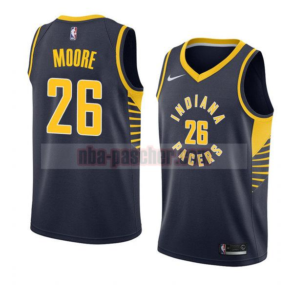 maillot indiana pacers homme Ben Moore 26 icône 2018 bleu