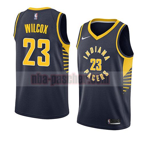 maillot indiana pacers homme C.J. Wilcox 23 icône 2018 bleu