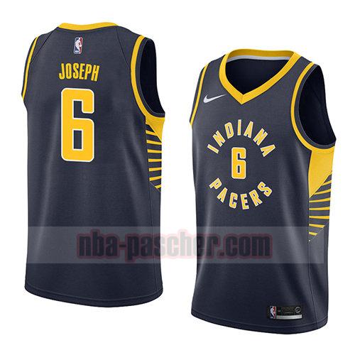 maillot indiana pacers homme Cory Joseph 6 icône 2018 bleu
