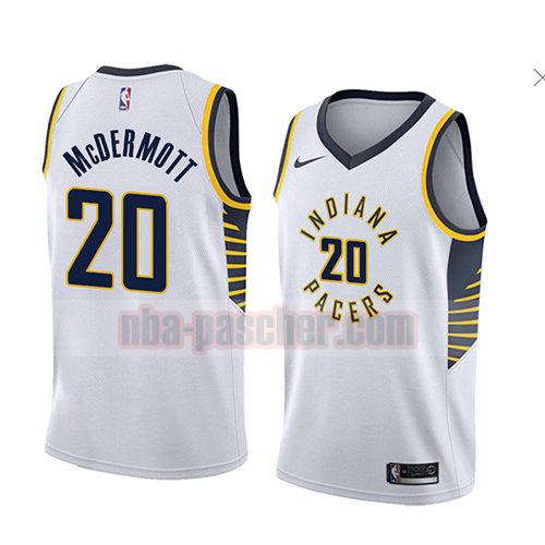 maillot indiana pacers homme Doug Mcdermott 20 association 2018 blanc