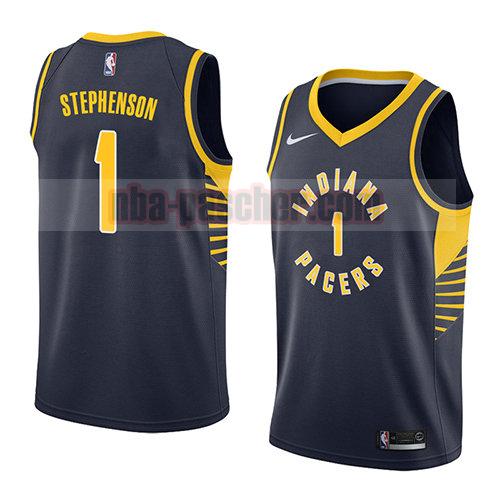 maillot indiana pacers homme Lance Stephenson 1 icône 2018 bleu