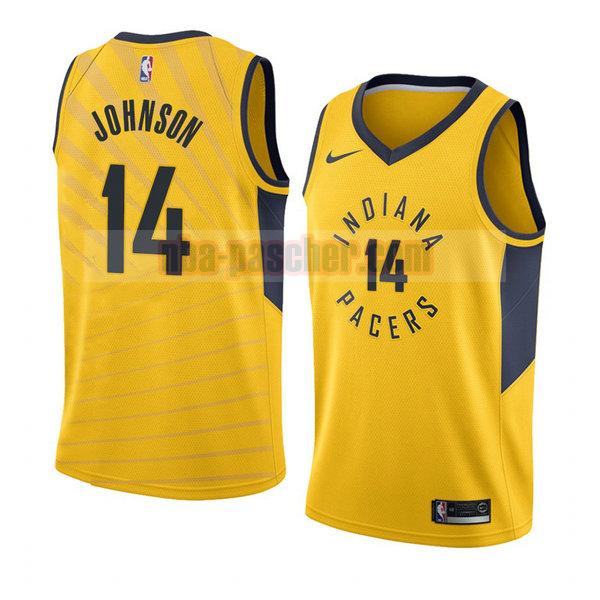 maillot indiana pacers homme Omari Johnson 14 déclaration 2018 jaune