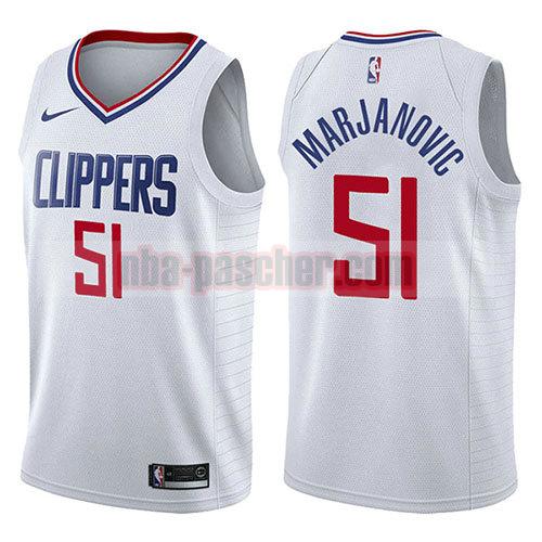 maillot los angeles clippers homme Boban Marjanovic 51 association 2017-18 blanc