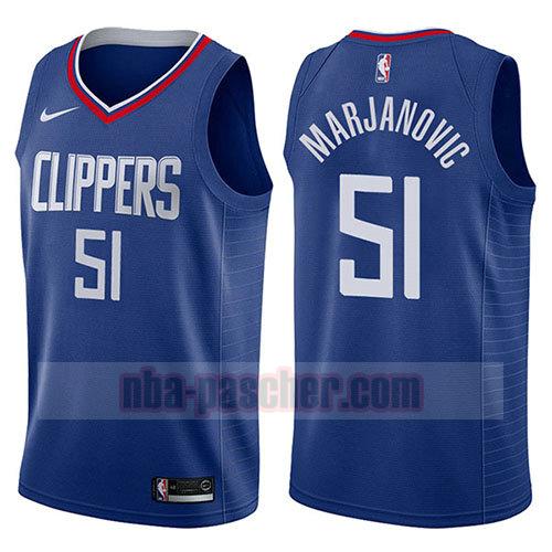 maillot los angeles clippers homme Boban Marjanovic 51 icône 2017-18 bleu