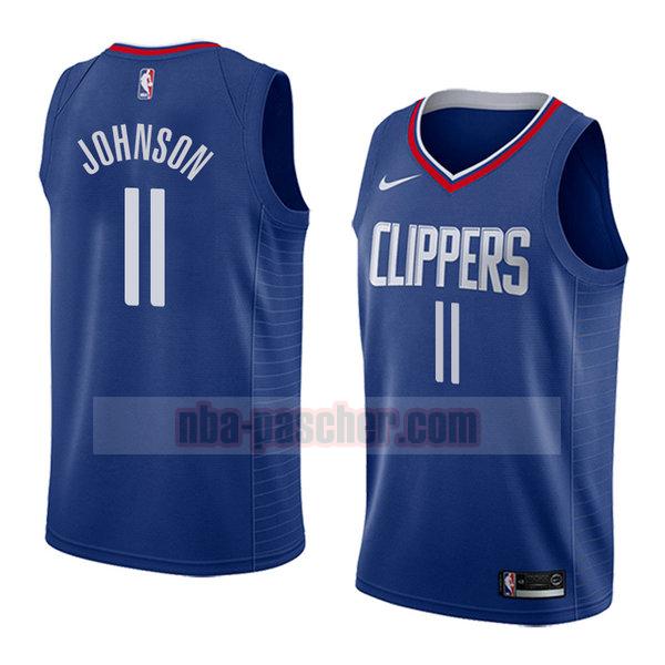 maillot los angeles clippers homme Brice Johnson 11 icône 2018 bleu